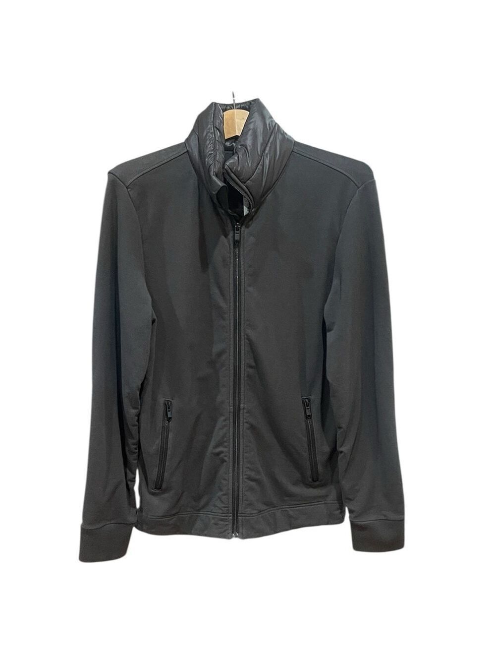 Lululemon Men’s Performance Stretch Full Zip Front Jacket SZ M Black‎